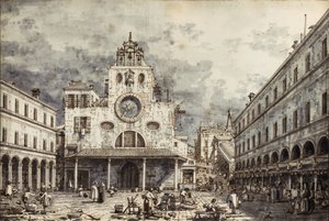 Campo San Giacomo di Rialto da Giovanni Antonio Canal